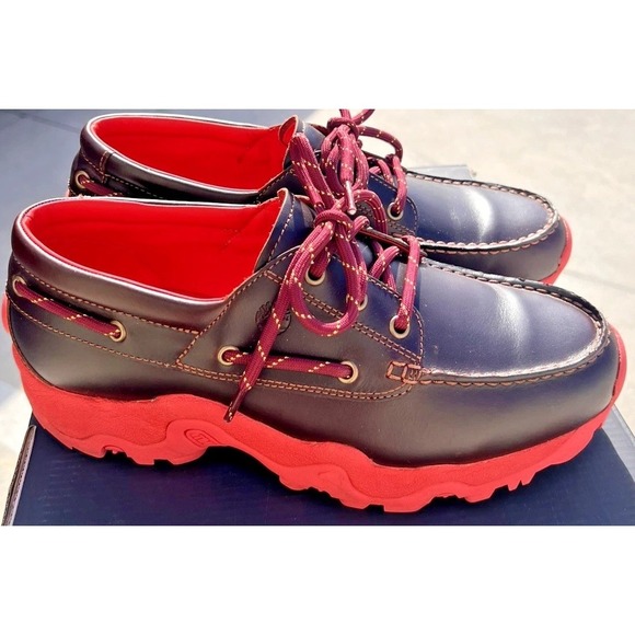 Timberland boat shoe C61 size 10.5 M/M TB OA2HFS 214 Medium Brown Nubuck - Picture 4 of 9